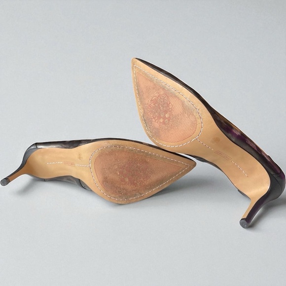 Vince Camuto Anessta Semi-Clear Leopard Print Pointed Toe Pump Heels size 6.5 - Picture 8 of 9